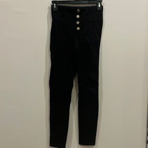 Women’s Skinny Black Stretch Waisted Zara Pants Size S